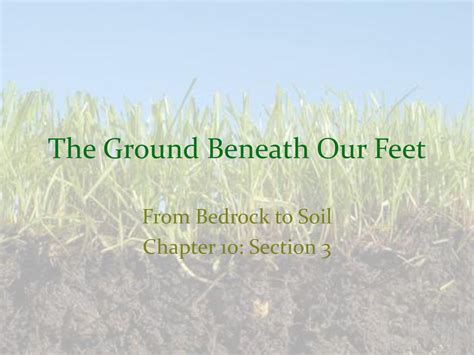 Terra: The Solid Ground beneath our Feet