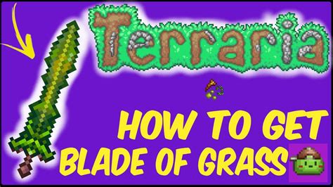 Terraria Grass Blade: The Overpowered Sword That Conquered Terraria