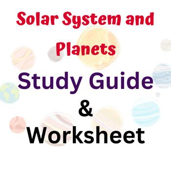 Terrestrial Planets Guided And Study Answer Key PDF