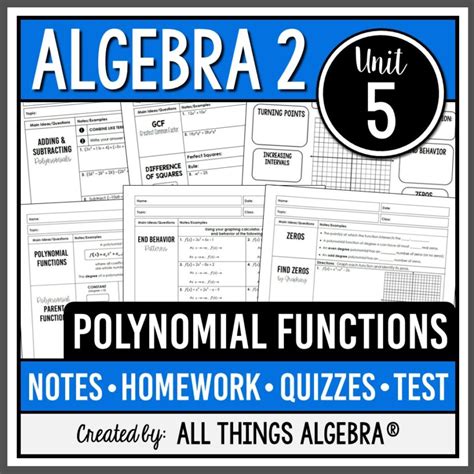 Tesccc Algebra 2 Unit 5 Answer Key Doc