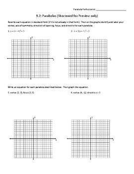 Tesccc Graphing Parabolas Algebra2 Answer Keys Epub