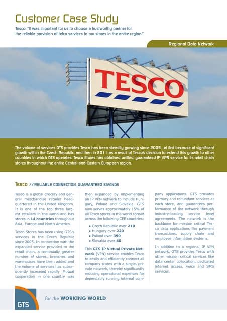 Tesco Case Study Answers PDF