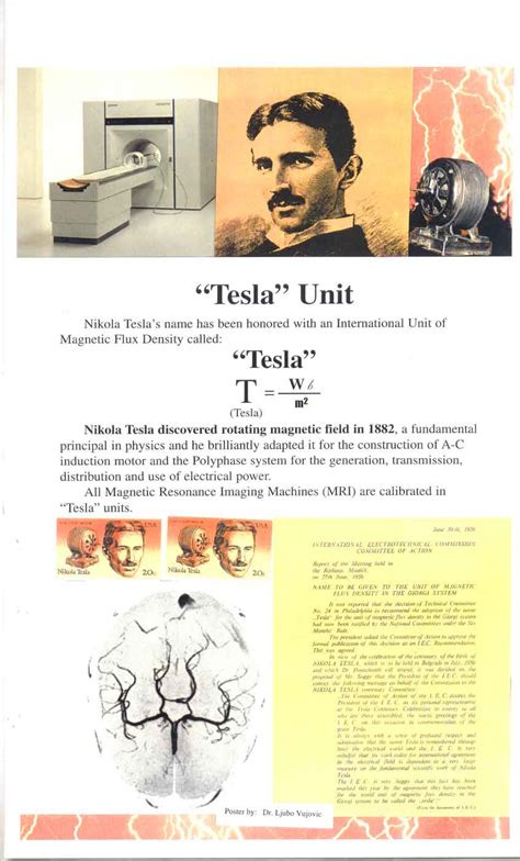 Tesla: Unit of Measurement for Magnetic Flux Density