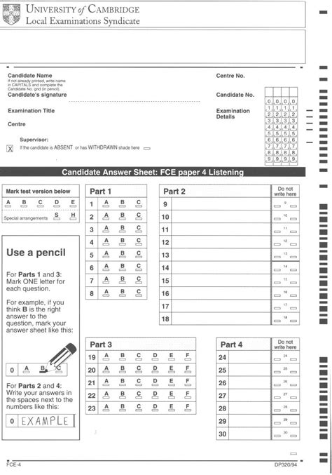 Test 2 Part Answer Sheet Kindle Editon