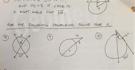 Test 35 Tangents Arcs And Chords Answers Reader