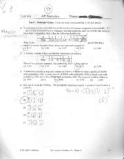 Test 6a Ap Statistics Answer Key Doc