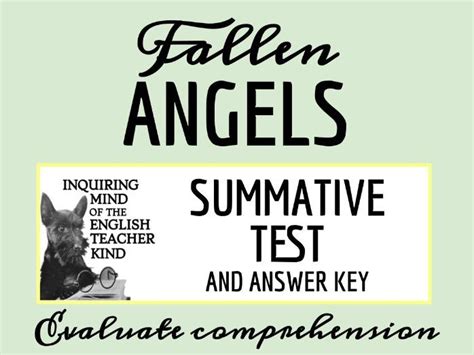 Test And Answer Keys To Fallen Angels Kindle Editon