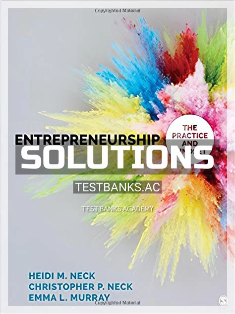 Test Bank And Solutions Manual Entrepreneurship Ebook Reader