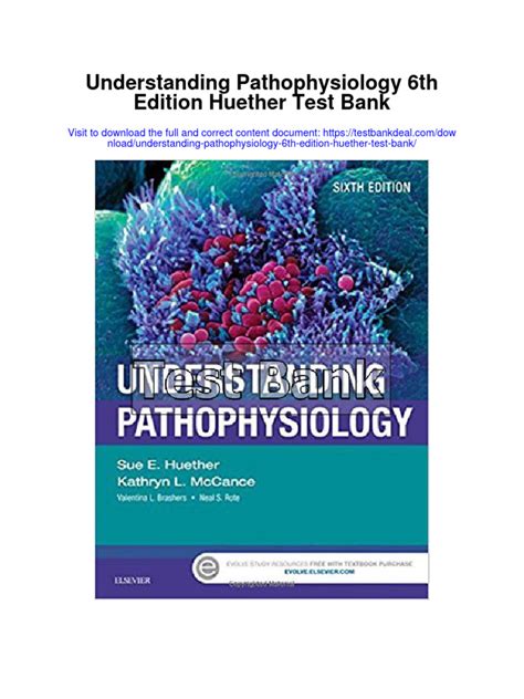 Test Bank For Pathophysiology Huether A... PDF Epub