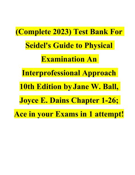Test Bank Test: Ace Your Exams with Confidence