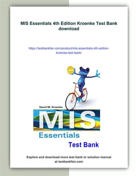 Test Bank for MIS Essentials (Ebook) Ebook PDF