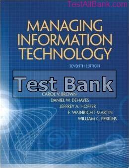 Test Bank for Managing Information Technology (Ebook) Ebook Ebook PDF