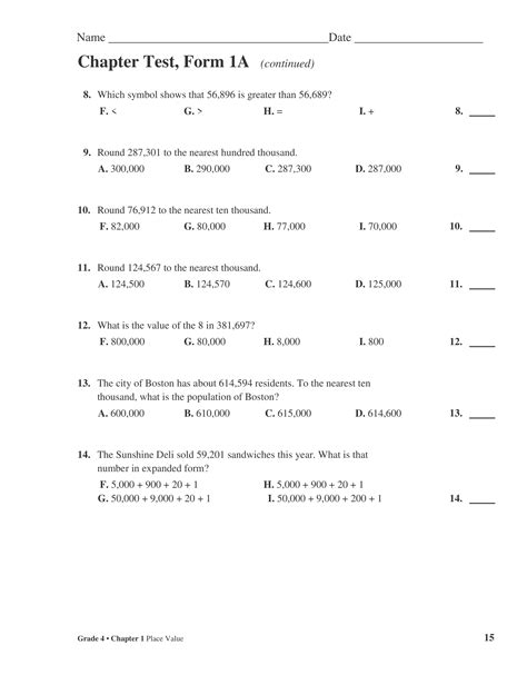 Test Form 1a Answers Kindle Editon