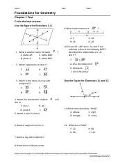 Test Form D Geometry Answers PDF