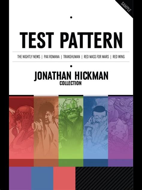 Test Pattern Jonathan Hickman Collection Preview Reader