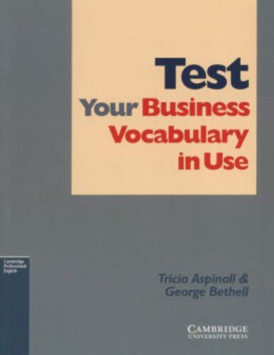 Test Your Business Vocabulary In Use Advanced Pdf Doc