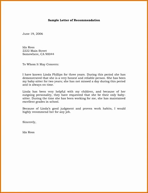 Testimonial Letter Template