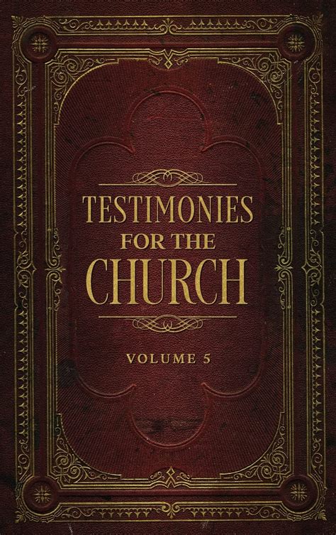 Testimonies for the Church Volume 5 Doc