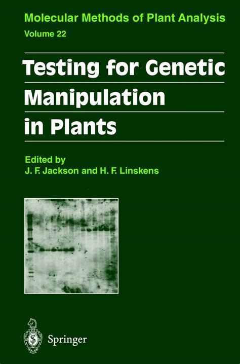 Testing for Genetic Manipulation in Plants 1st Edition Kindle Editon