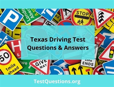 Texas Driving Questions And Answers Epub