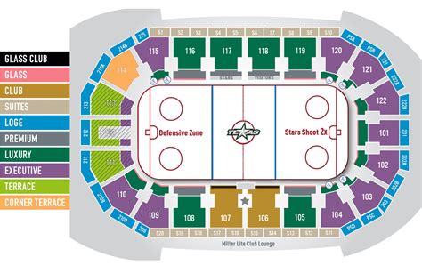 Texas Stars Seating Chart