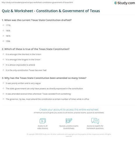 Texas State Constitution Guided Answers Kindle Editon