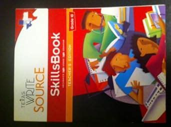 Texas Write Source Skills Book Grade 10 Answers Epub