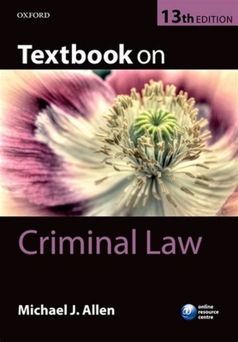 Textbook on Criminal Law Reader