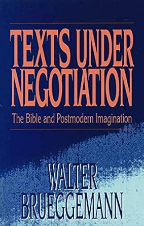 Texts Under Negotiation The Bible and Postmodern Imagination Doc
