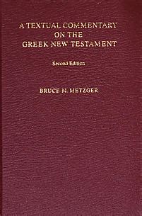 Textual Commentary on the Greek New Testament 2nd Revised Reader