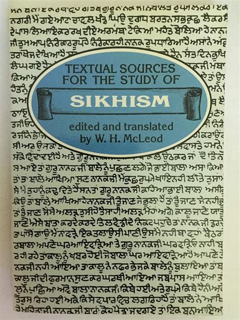 Textual Sources for the Study of Sikhism Doc