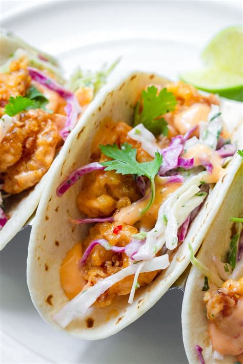 Thai Shrimp Tacos: