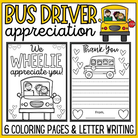 Thank You Bus Driver Printable
