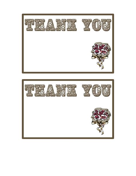 Thank You Cards Template