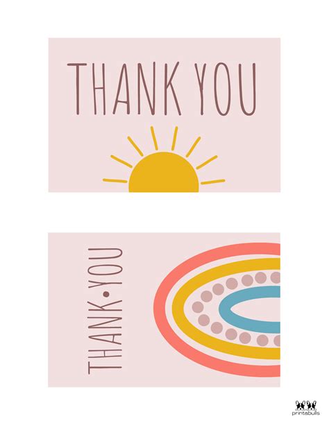 Thank You Cards Template Free