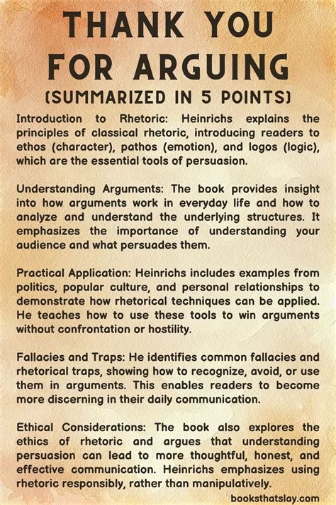 Thank You for Arguing: 52 Essential Rules for Defending Your Point of View