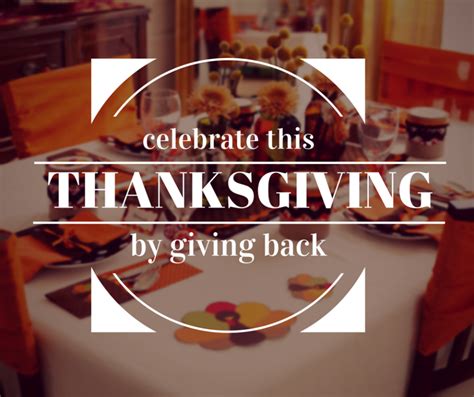 Thanksgiving: A Time for Gratitude and Giving Back