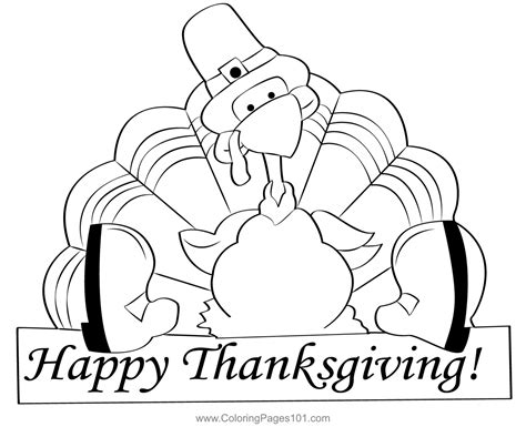 Thanksgiving Day Coloring Pages Printable