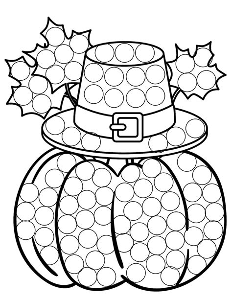 Thanksgiving Dot Marker Printables