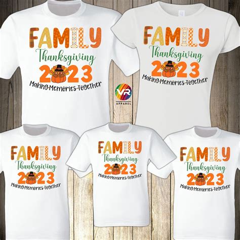 Thanksgiving Family Shirts: Capture the Spirit of Gratitude in Style