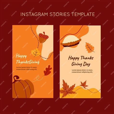 Thanksgiving Instagram Story Template