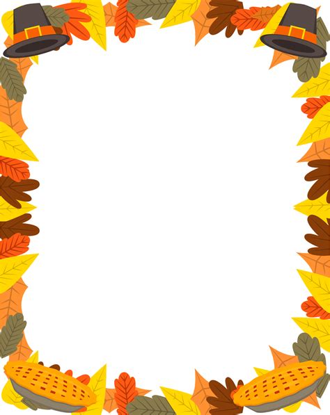 Thanksgiving Printable Borders