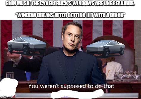 The "Cybertruck Fail" meme: