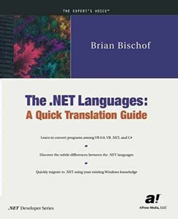 The .NET Languages A Quick Translation Guide Doc