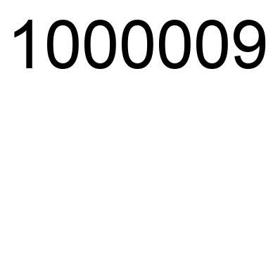 The 1,000,009-Digit Prime Puzzle