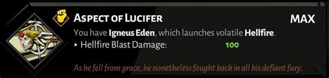 The 10 Aspects of a Lucifer Build