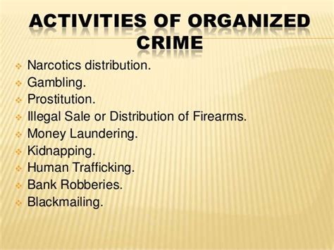 The 10 Commandments of Organized Crime