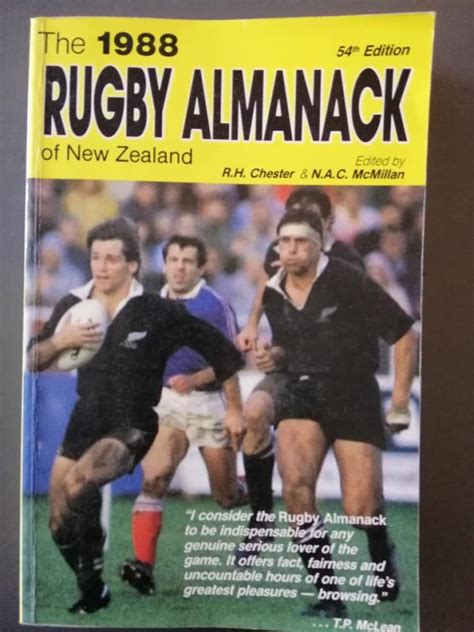 The 1988 Rugby Almanack of New Zealand Ebook PDF