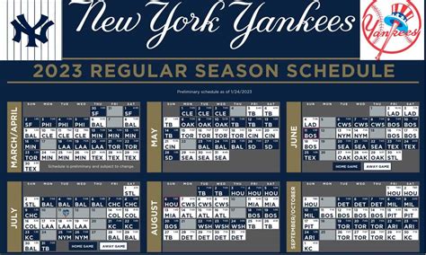 The 2023 Yankees Schedule: A Comprehensive Guide