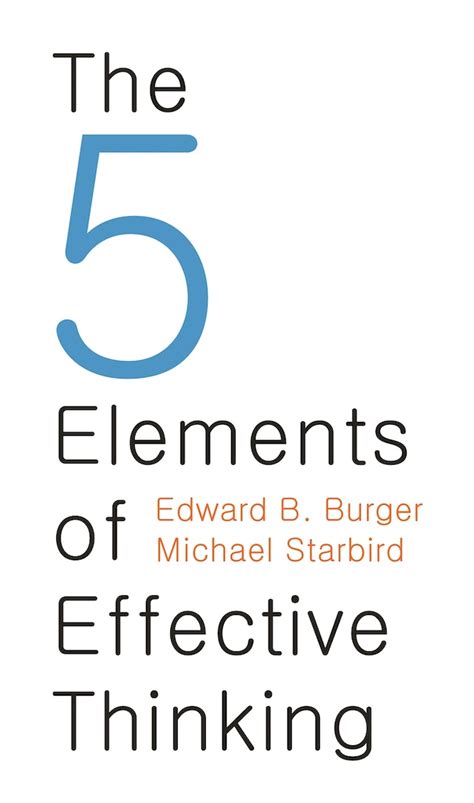 The 5 Elements of Effective Thinking Reader